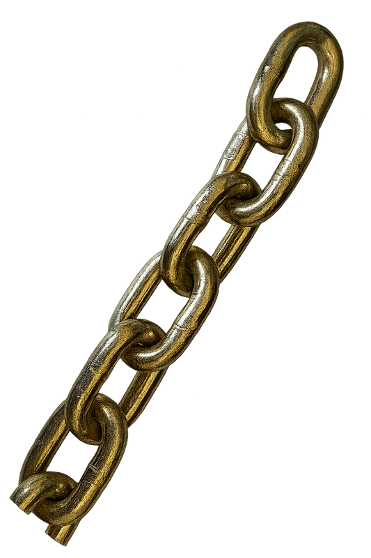 Straight Link Chain Zinc 3/8 Grade 70