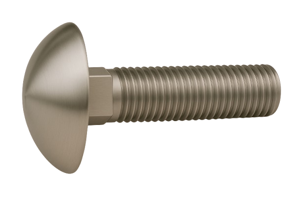 Imperial Carriage Bolt Dome Head Full Thread 316 Stainless Steel 1/4-20 * 1/2"