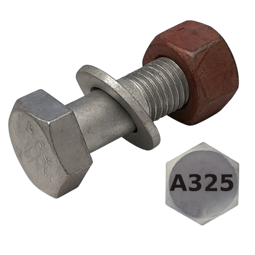 Imperial Structural Hexagonal Bolt Partial Thread Galvanized 1-8 * 3" Grade A325