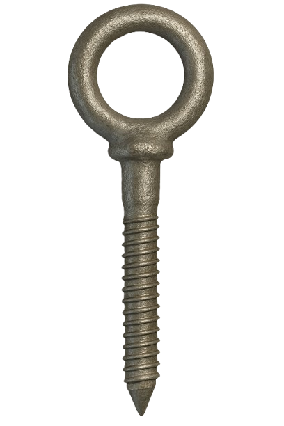 Lag Eyebolt With Shoulder Hot Dip Galvanized 5/8-11 * 4"