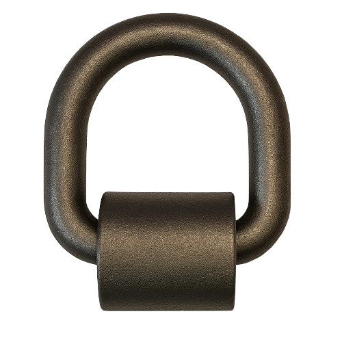 Weld-On Tie Down Ring Black Steel 3/4