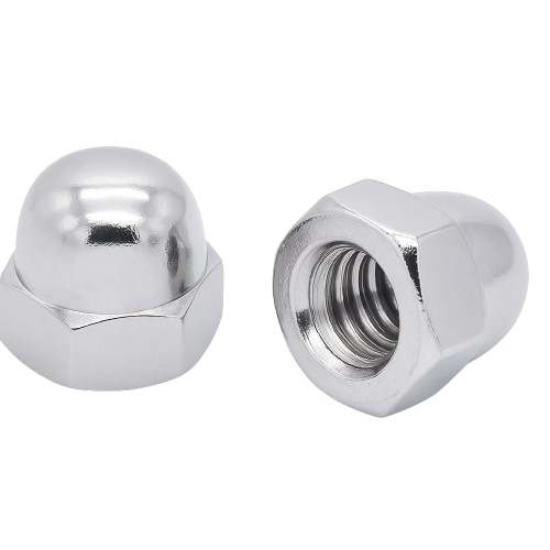 Cap Nut Nickel 1/2-13 Grade 2