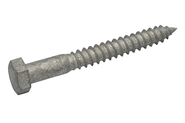 Hexagonal Lag Screw Hot Dip Galvanized 1/2 * 7"
