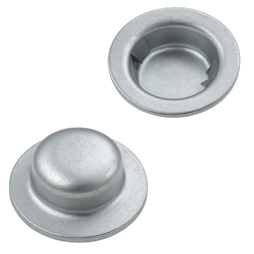 Push-on Retaining Washer Caps Zinc Plated 1/4 * 1/2 OD