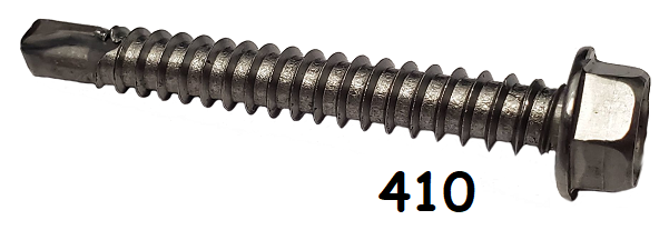 Hexagonal Head Drilling Screw 410 Stainless Steel #12 * 1-3/4"