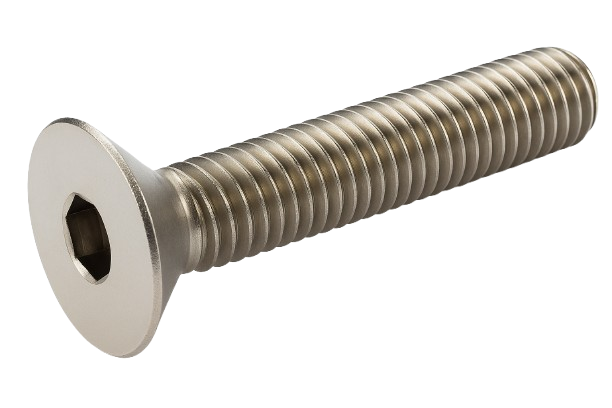 Metric Flat Head Cap Screw A4 Stainless Steel [Equivalent 316 SS] Full Thread M8 * 1.25 * 16mm [Allen Key]