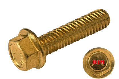 Imperial Flanged Hexagonal Bolt Full Thread 1/4-20 * 3/4" Grade 5