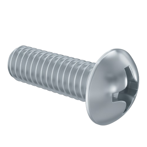 Round Head Machine Screw Full Thread Stainless Steel 1/4-20 * 1-3/4" [Philips Drive]