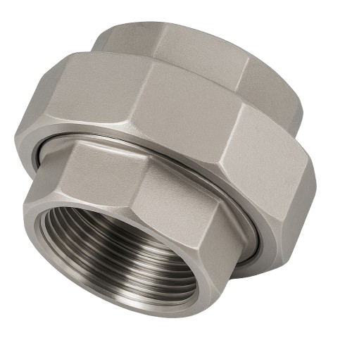 Low Pressure Threaded Union Straight Connector 316 Stainless Steel 1-1/4-11-1/2 [Female NPT]
