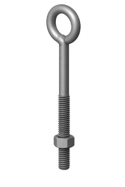Eye Bolts With Nut Zinc 3/8-16 * 4"