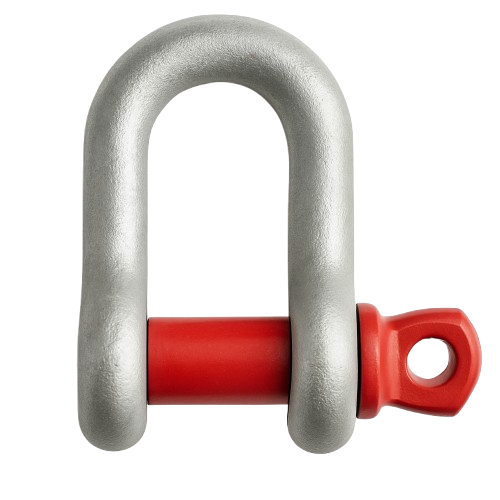 D-Shackle Hot Dip Galvanized 1-8