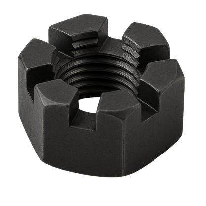 Castel Nut Fine Thread black Steel 1-1/4-12 Grade 2
