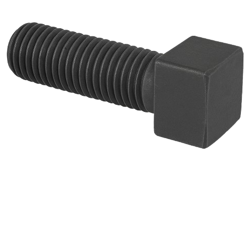 Square Head Screw Full Thread Black-Oxide Alloy Steel 5/8-11 * 9" Grade 8 [Cup Point] [External Square Drive]