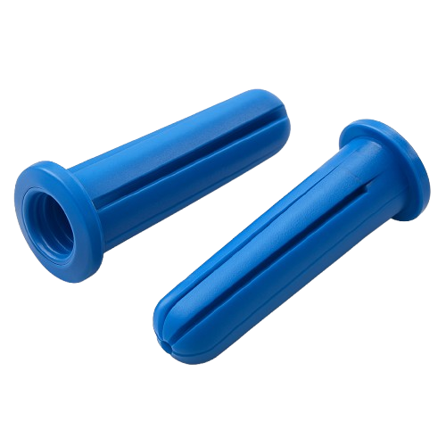 Plastic Anchors for Drywall 1/4 Blue