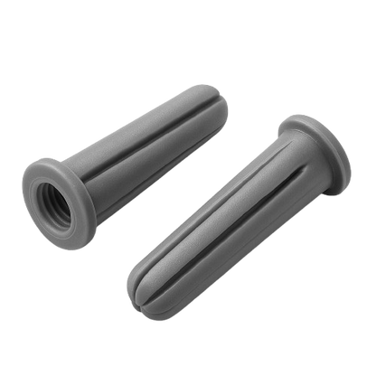 Plastic Anchors for Drywall 1/4 Gray