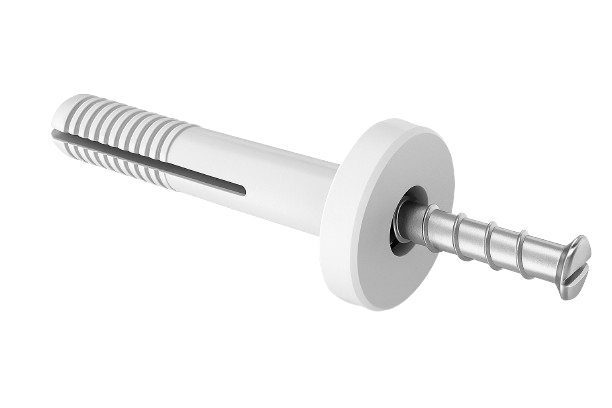 Plastic Removable Achors White Nylon 1/4-20 * 2"