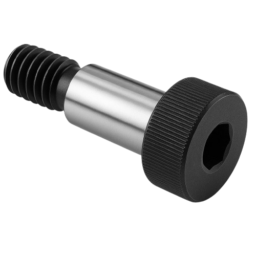 Shoulder Screw Black Steel 1/2-13 * 6" Grade 8 [Cup Point] [Allen Drive]