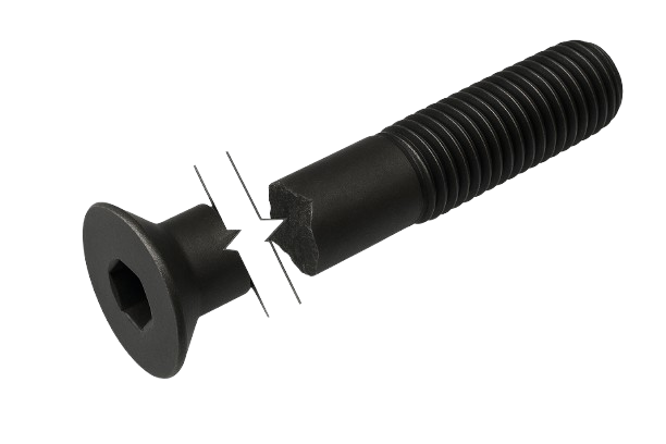 Metric Flat Head Cap Screw Black-Oxide Alloy Steel Partial Thread M10 * 1.5 * 120mm Grade 12.9 [Allen Key]