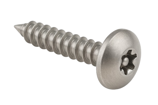 Pan Head Metal Screw Full Thread Stainless Steel #14 * 1" [Torx Pin-in Drive]