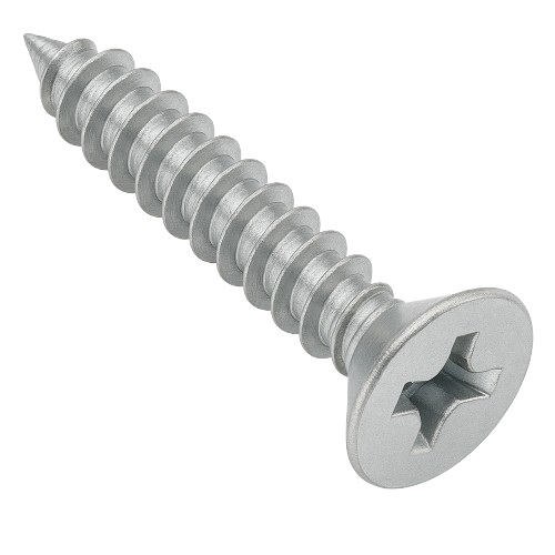 Flat Head Metal Screw Full Thread Zinc #6 * 3/4" [Quadrex Drive]
