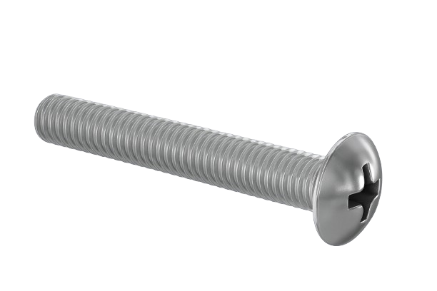 Truss Head Machine Screw Full Thread 316 Stainless Steel 1/4-20 * 5/8" [Philips Drive]