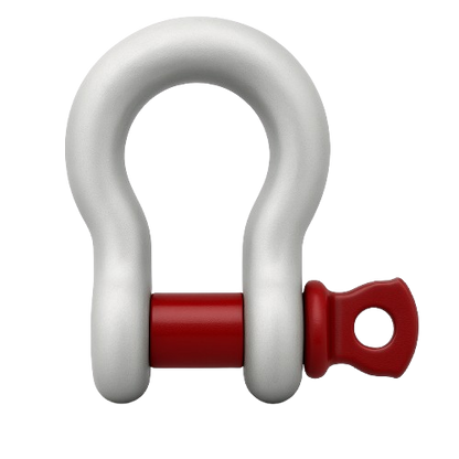 Screw-Pin Shackles Hot Dip Galvanized 1-3/8