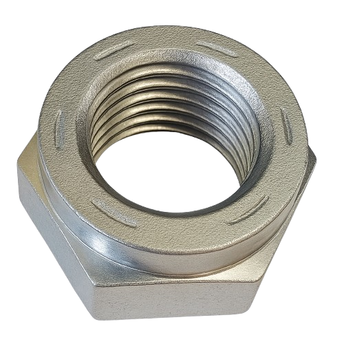 Conical Hexagonal Nut Zinc Plated 1-1/4-7 Grade 8