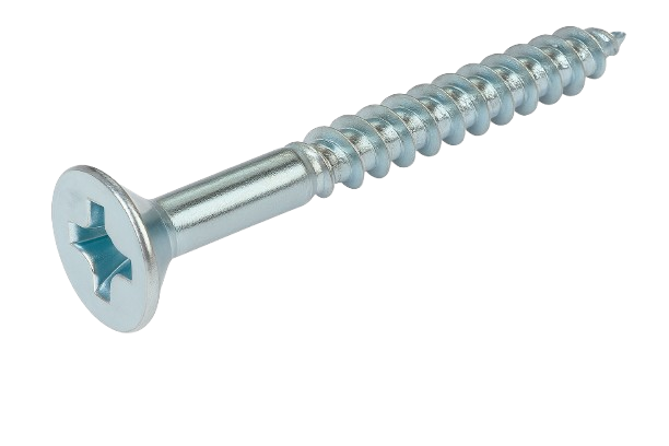 Flat Head Wood Screw Zinc #10 * 2-1/2" [Square Drive]