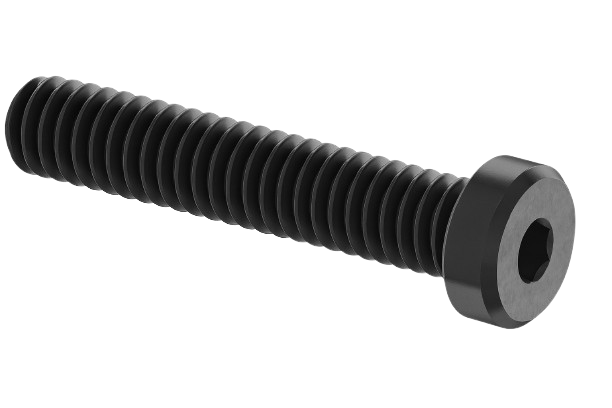 Low Head Socket Head Cap Screw Full Thread Black Steel 5/16-18 * 3/4" Grade 8 [Cup Point] [Allen Drive]