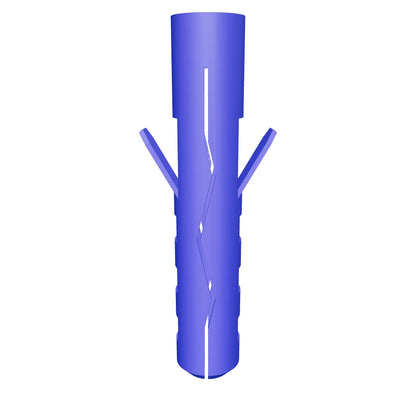 Plastic Anchors for Drywall 1/4 Blue