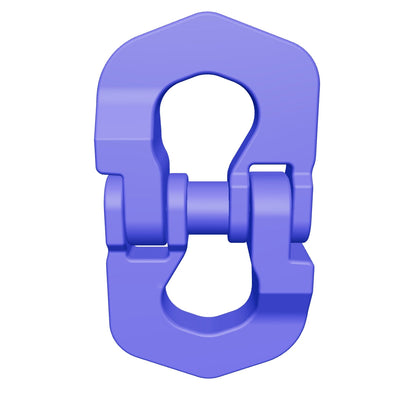 Hammer Lock Eight-Figured Yellow Painted Alloy Steel Zinc 5/8