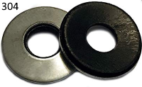 Neoprene Bonded Washer For Sealing Stainless Steel #12 * 9/16 OD