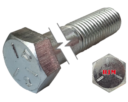 Imperial Hexagonal Bolt Partial Thread Zinc Plated  1-8 * 10" Grade 5