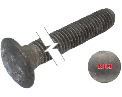 Imperial Carriage Bolt Dome Head Full Thread Galvanized 3/4-10 * 4-1/2" Grade 2
