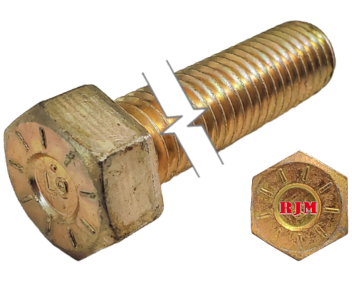 Imperial Hexagonal Bolt Fine And Full Thread 1/4-28 * 1/2" Grade 12