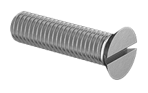 Flat Head Machine Screw Full Thread Zinc 1/4-20 * 6" [Quadrex Drive]