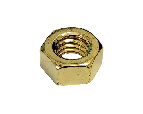 Imperial Hexagonal Nut yellow Zinc Plated 1-1/8-7 Grade 8