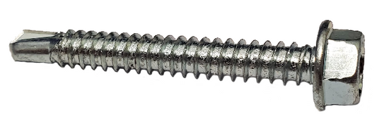 Hexagonal Head Drilling Screw Zinc #14 * 3/4"