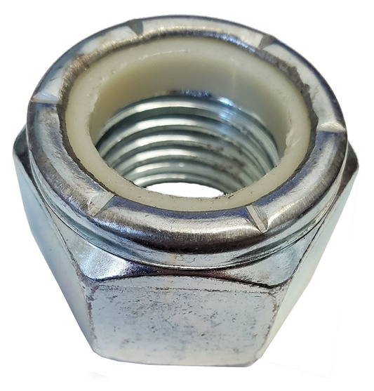 Hexagonal Nut Nylon Insert Zinc Plated M6 * 1.0 GR.8.8