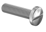 Pan Head Machine Screw Full Thread  Zinc 1/4-20 * 1/2" [Quadrex Drive]