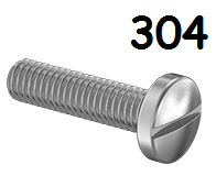 Pan Head Machine Screw Full Thread Stainless Steel 4-40 * 1/2" [Philips Drive]