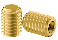 Plug Set Screw Pipe Thread Brass 1/8-18 * 3/4" [Allen Drive] [NPT]